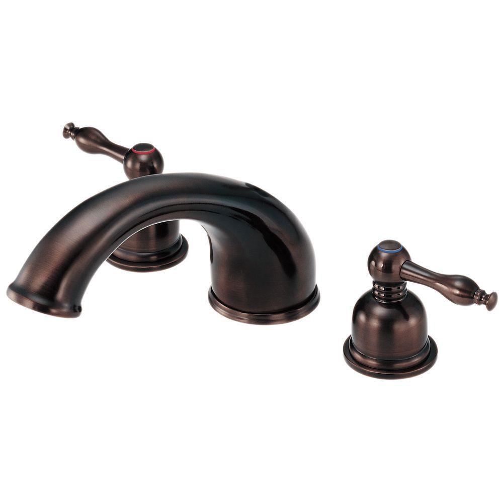 Danze Sheridan Roman Tub Faucet in Oil Rubbed Bronze - 287729 - Bathroom Sink Faucet for Classic & Luxury Home Decor - Perfect for Spa, Master Bathroom & Vintage Style Interiors