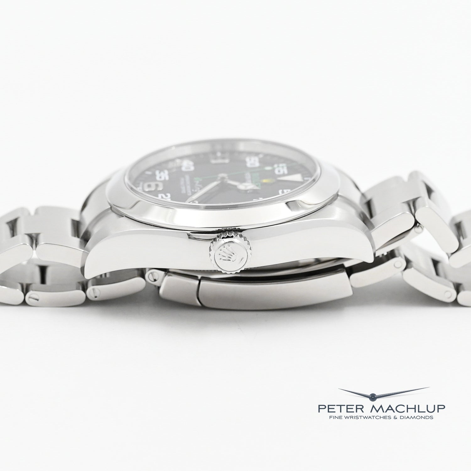 Original Title: Rolex Air-King 40mm Stainless Steel Watch 2018 Model - Luxury Men's Timepiece for Business & Casual Wear