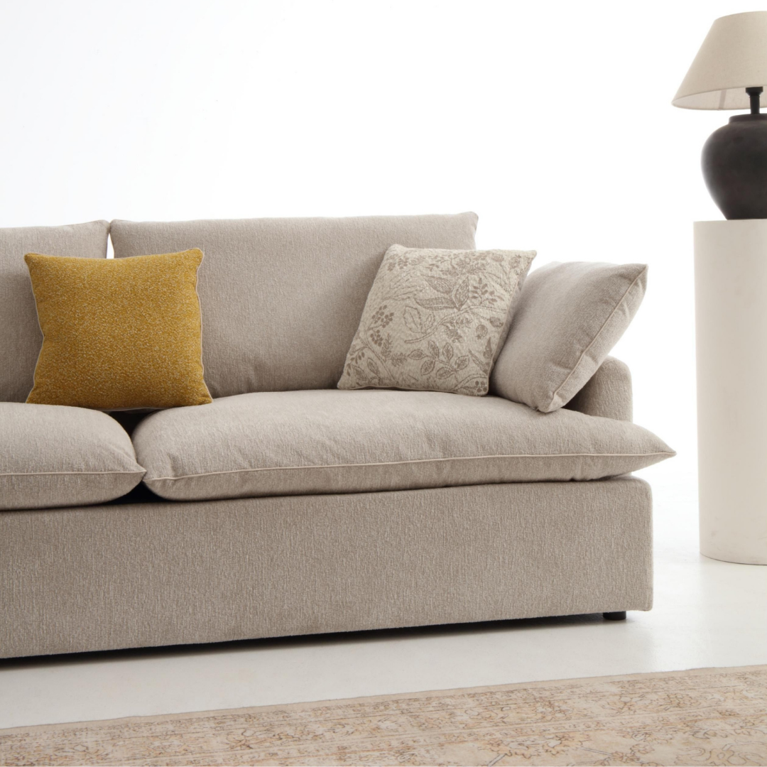 Fabrizio Fabric Sofa - Modern Comfortable Living Room Couch for Home, Office & Lounge | Perfect for Relaxing, Entertaining & Stylish Decor