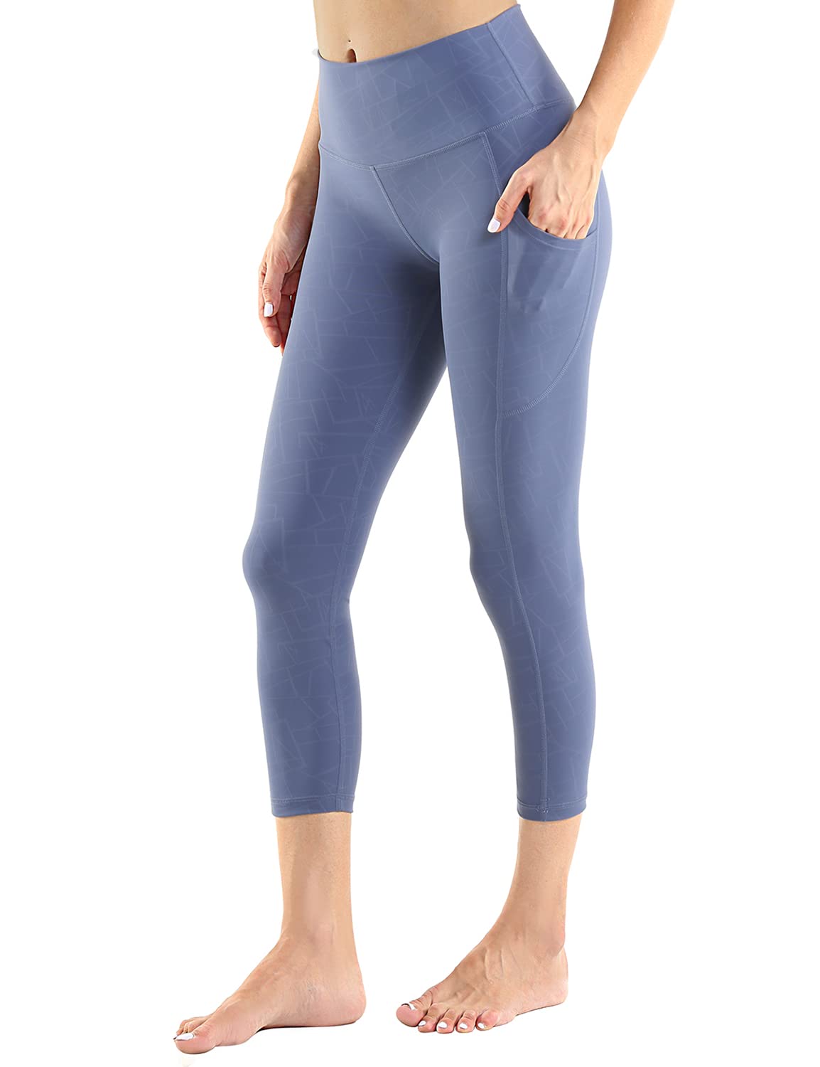 Desol High Waisted Capri Leggings with Pockets - Women's Tummy Control Yoga Pants for Workout, Running & Lounge Wear | Soft Stretchy Activewear for Gym & Everyday Comfort