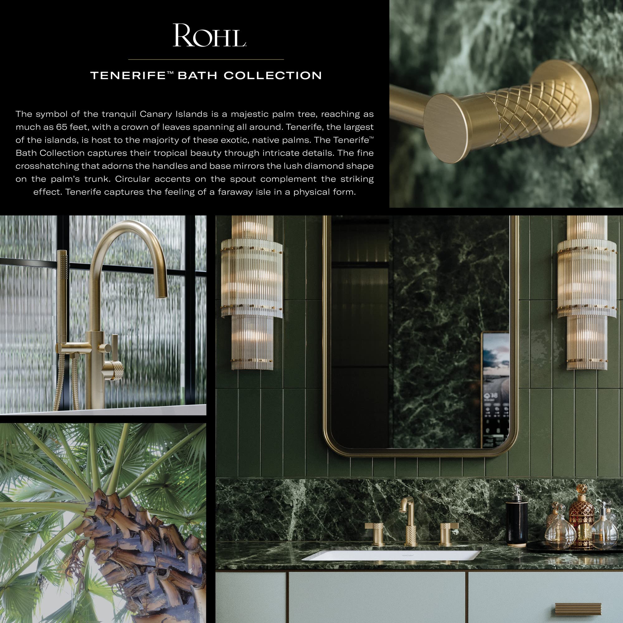 Rohl RTE25WTPMB Matte Black Bathroom Faucet & Hardware Set - Modern Matte Black Finish for Bathroom Sink, Vanity, and Shower - Perfect for Home Renovation & Luxury Bathroom Upgrades