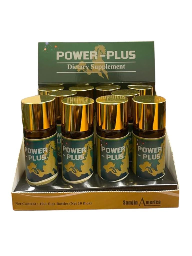 POWER-PLUS Botanical Blend Liquid Supplement - 10 Bottles (1 FL OZ Each) | Herbal Energy Booster & Immune Support | Perfect for Daily Wellness & Active Lifestyles
