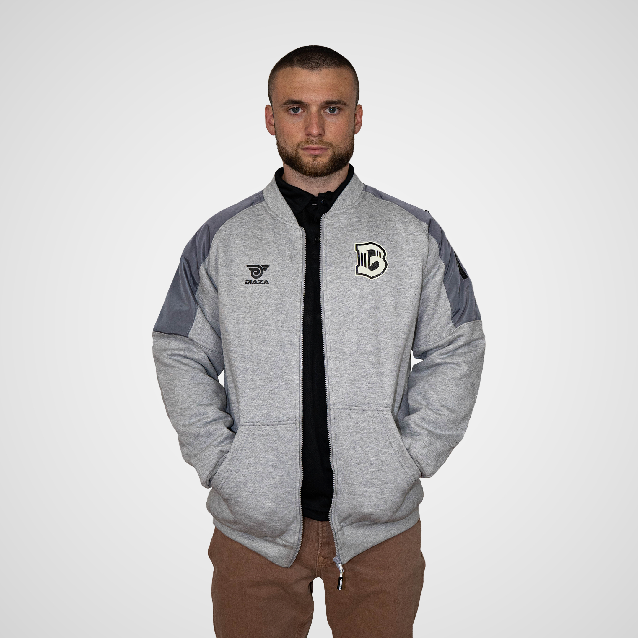 Brooklyn FC Vintage Jacket Grey - Retro Soccer Windbreaker for Men & Women - Perfect for Match Days, Streetwear & Casual Outfits
