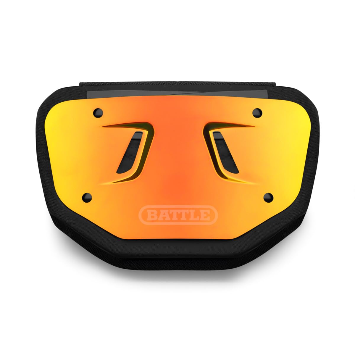 Battle Sports Prism Football Back Plate – Hard Shell Lower Back Protector with Contoured Foam for High-Impact Protection – Adult & Youth Football Gear for Training and Games