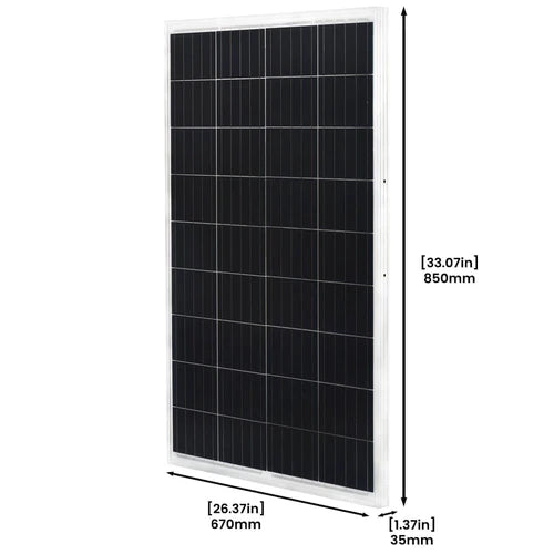 Natures Generator Lithium 3600 Portable Power Station with 2 x 100W Monocrystalline Solar Panels + Transfer Switch - Perfect for Camping, Emergency Backup & Off-Grid Power Supply