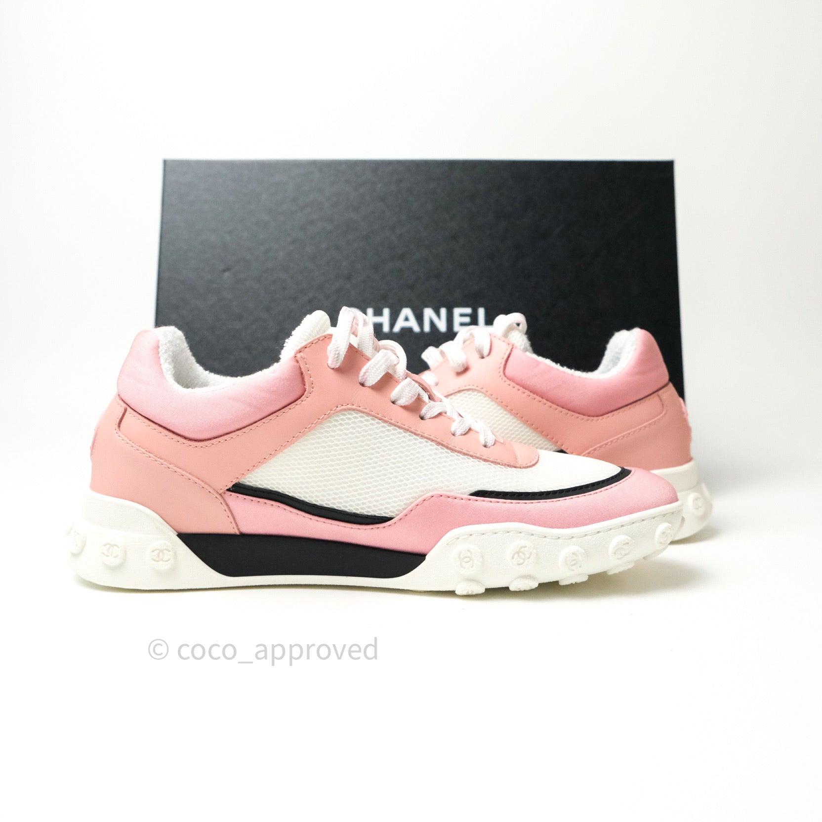 Chanel CC Logo Sneakers in Pink - Women's Size 38 | Luxury Fashion Shoes for Casual Wear & Street Style Outfits