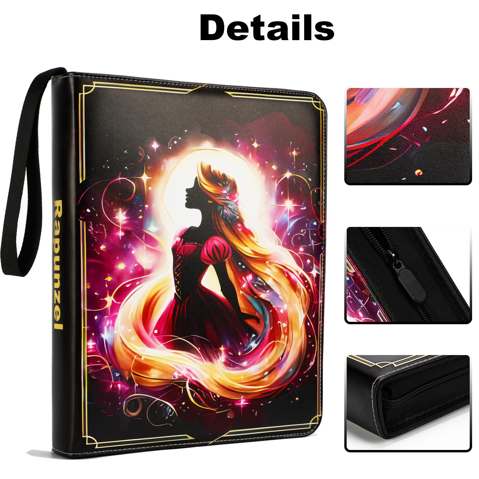 Premium KarlyPro Binder for Lorcana & TCG Trading Cards - 990 Pockets with 55 Sleeves | Sports Cards, Collectible Card Holder | Perfect for Card Game Tournaments, Collecting & Storage