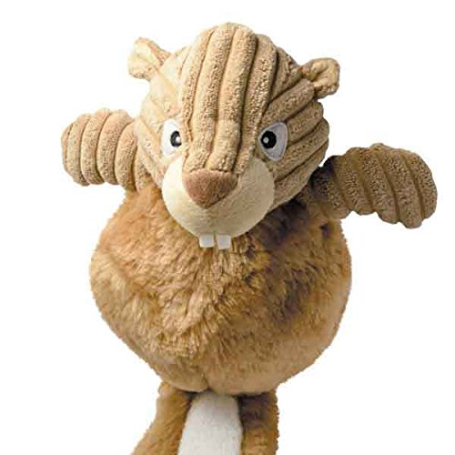 Zanies Country Crew Dog Toy Plush Corduroy - Fox, Raccoon & Squirrel Plush Set (12