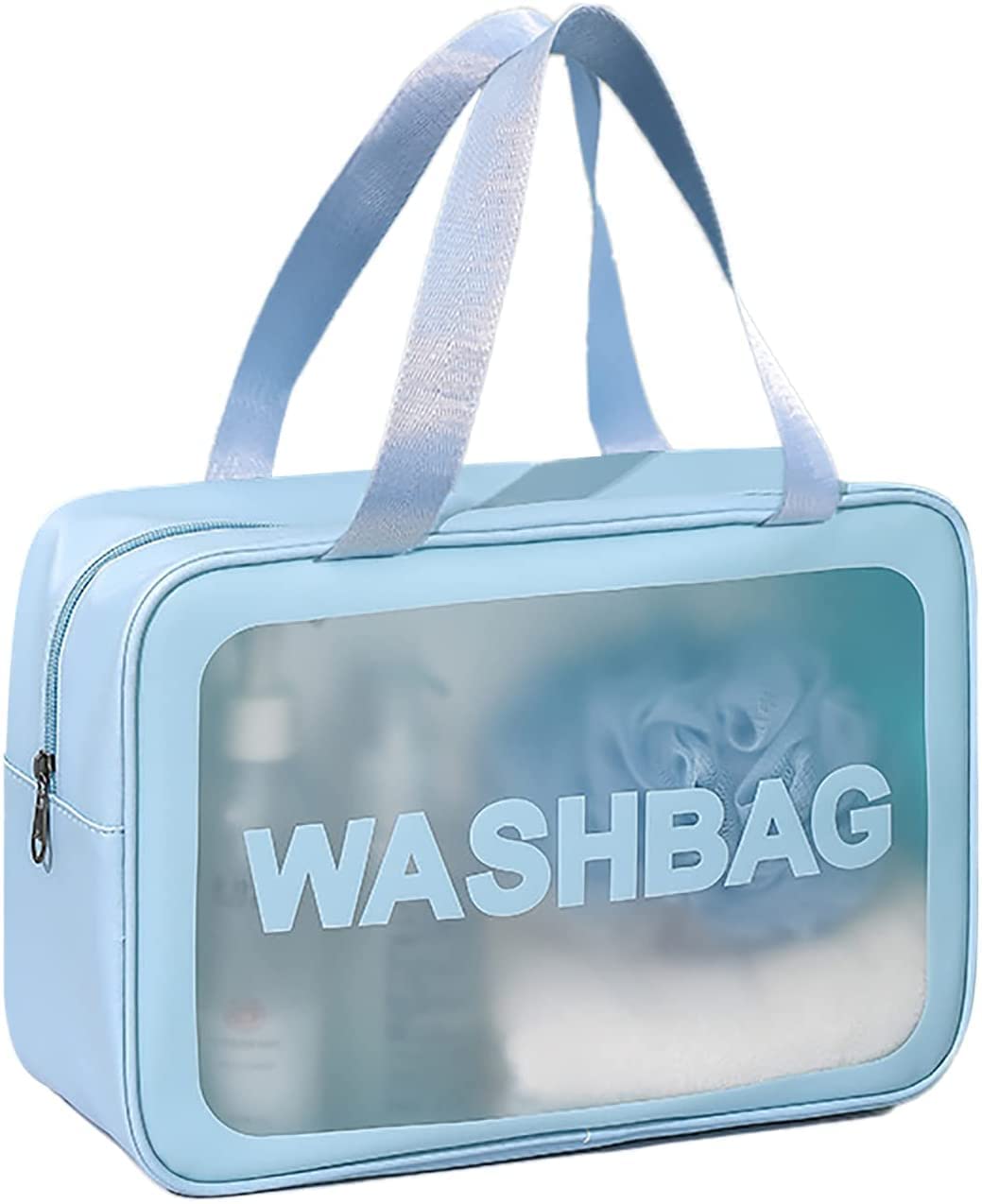 Onlyeasy Matte Translucent Toiletry Bag - Travel Cosmetic Organizer for Women & Men | Perfect for Makeup & Accessories
