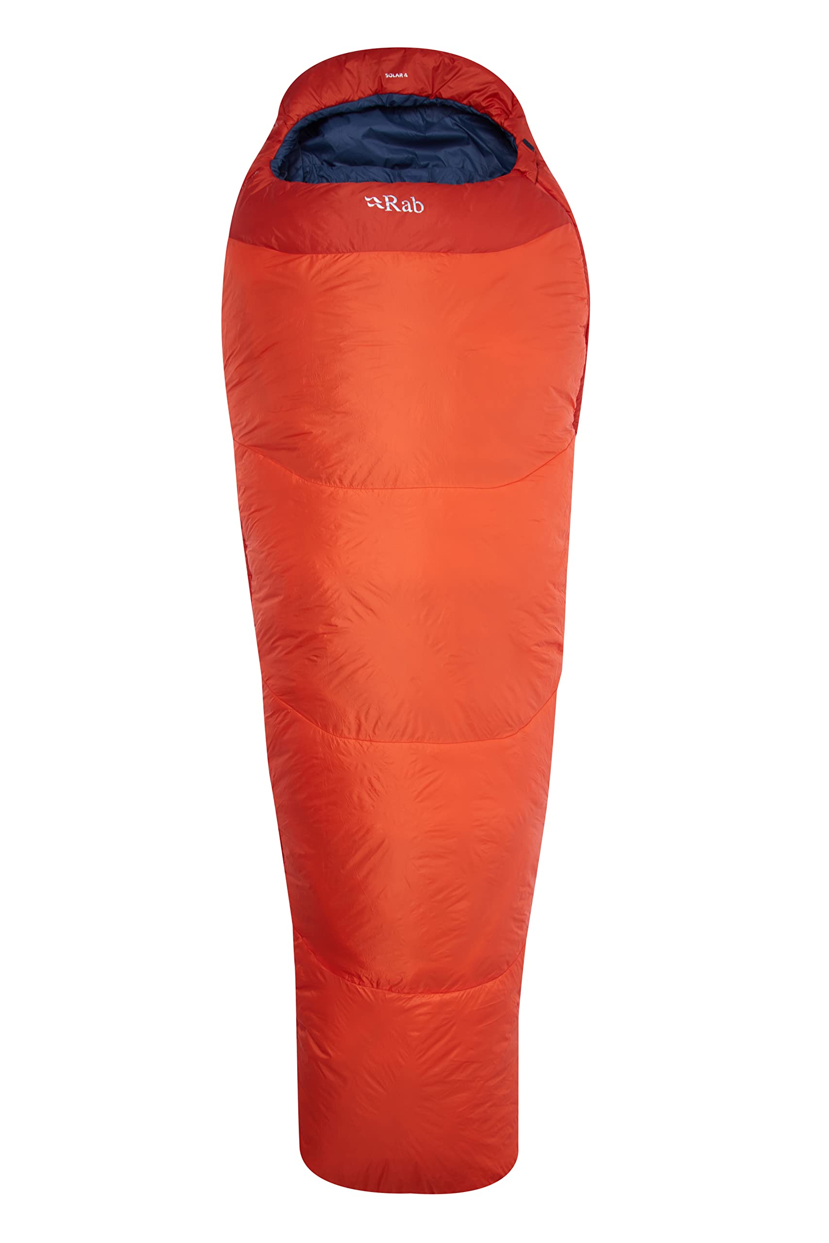 Rab Solar Synthetic Insulated Mummy Sleeping Bag - Lightweight 3-Season Camping Gear for Hiking, Backpacking & Outdoor Adventures | Water-Resistant & Compact Design