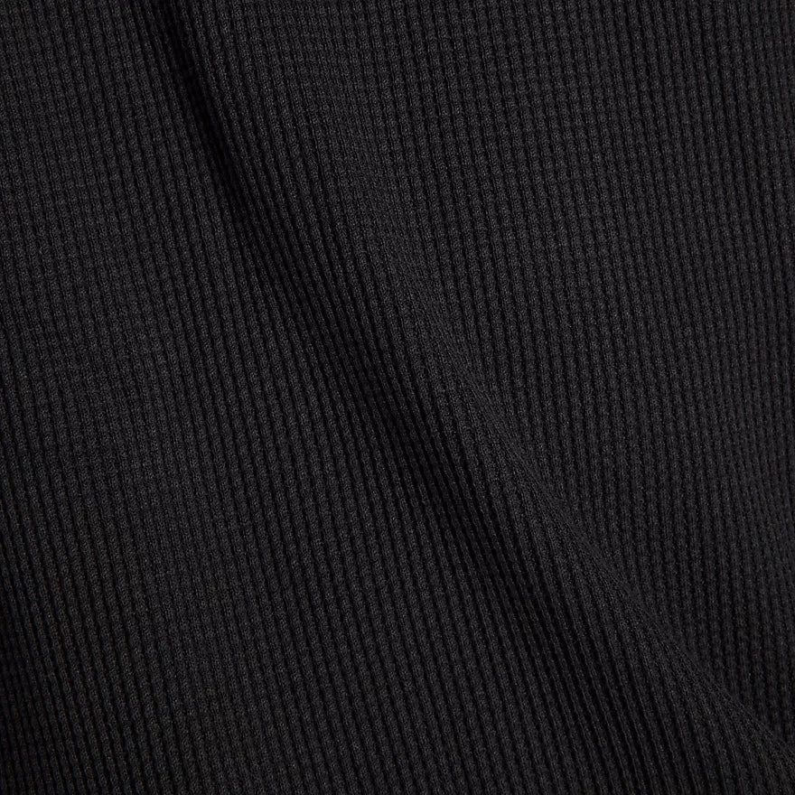New Balance Waffle Knit Long Sleeve Henley Shirt for Men - Comfortable Casual Wear for Running, Gym & Everyday Outfits