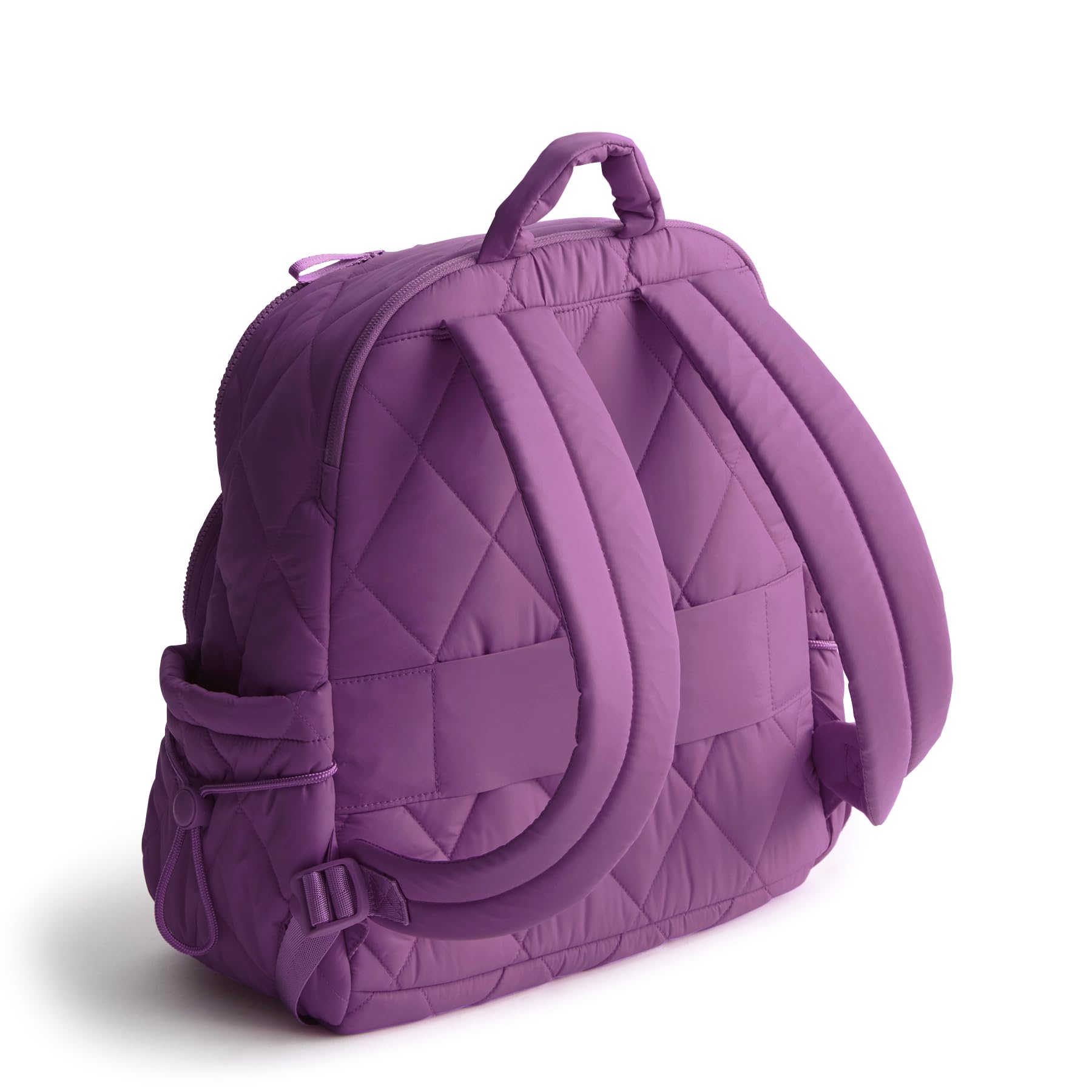 Vera Bradley Featherweight Bancroft Backpack - Lightweight Travel Backpack for Women, Iris Orchid Floral Print, Perfect for School, Work & Travel
