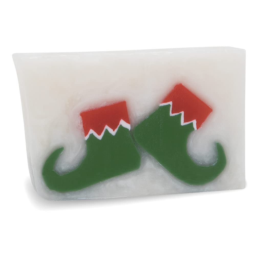 Primal Elements Cut Loaf Soap - Holiday Elf Shoes Scented Handmade Soap Bar (5 lb) - Perfect for Christmas Gifts, Bathroom Decor & Spa Relaxation