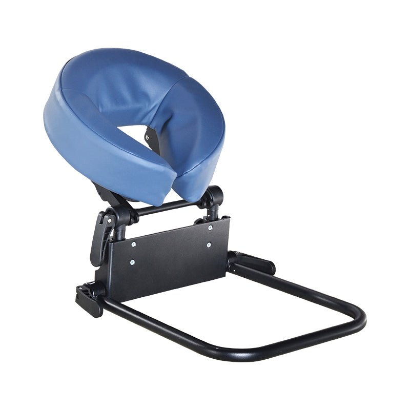 Professional Home Massage Sleeping Mattress Kit - Adjustable Headrest & Face Pillow Cradle with Support Bracket for Neck Pain Relief (Cinnamon) | Perfect for Spa, Yoga, and Relaxation Therapy