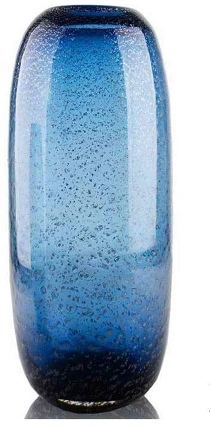 Nordic Tall Glass Flower Vase - Handcrafted Tabletop Terrarium for Home Decor (7x34cm) | Perfect Centerpiece for Living Room, Wedding & Gift Giving | Elegant Home Decoration & Wonderful Present
