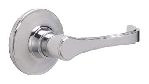 Schlage J10TOR625 Torino Bright Chrome Hall and Closet Door Lever - Durable Interior Door Handle for Bedrooms, Bathrooms & Closets