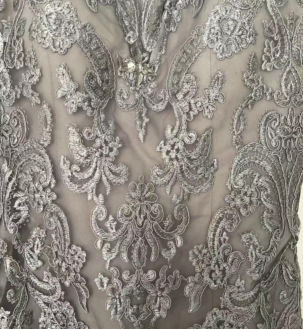 Elegant Lace Applique Bodycon Mother of the Bride Dress with Matching Shawl - Formal Wedding Guest Gowns for Women - Perfect for Church Ceremonies, Receptions & Special Occasions