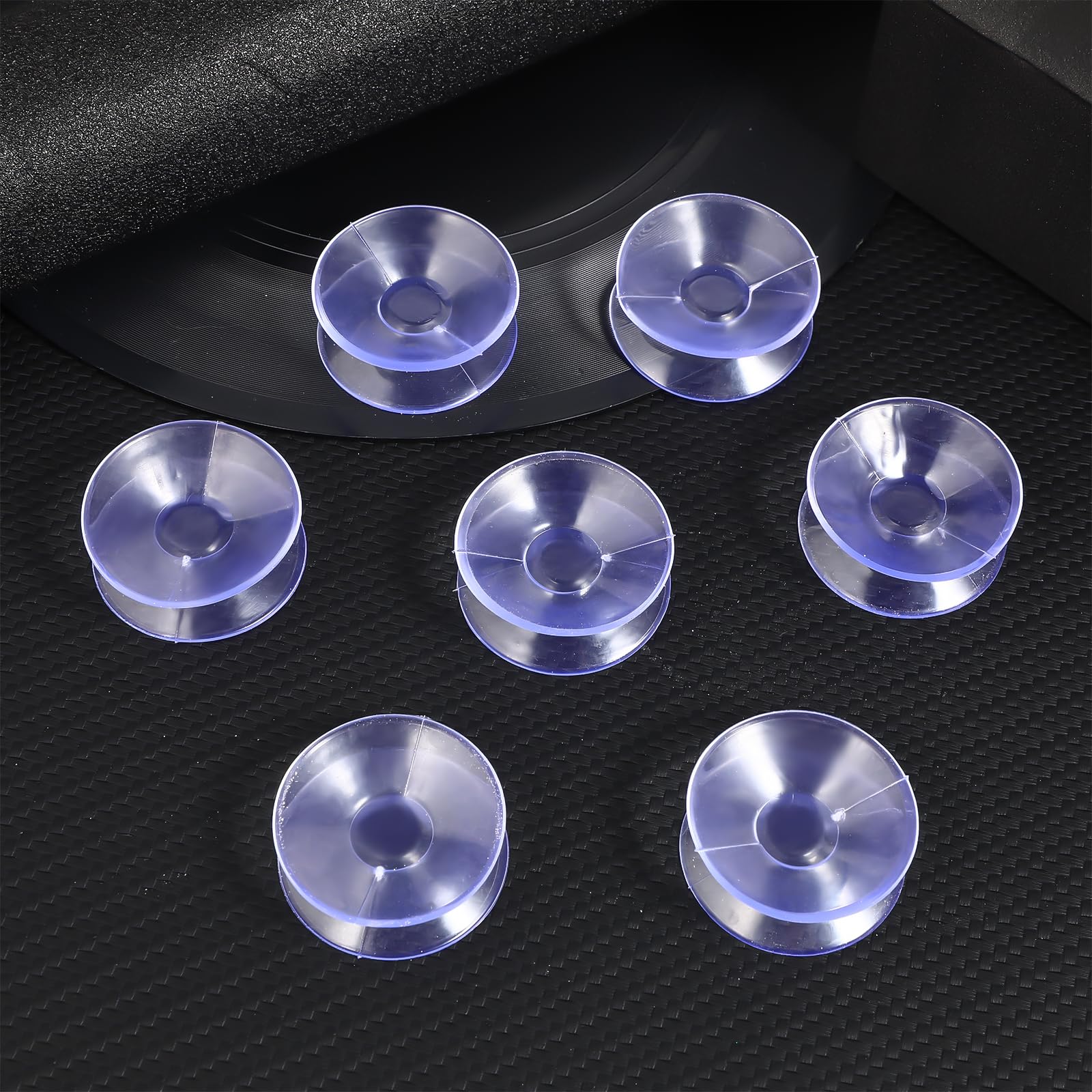 Alipis 10-Pack Heavy Duty Clear PVC Plastic Suction Cups - Non-Slip Shims & Bumpers for Glass, Bathroom Hooks, Table Mats - Perfect for Home, Office & Kitchen Organization