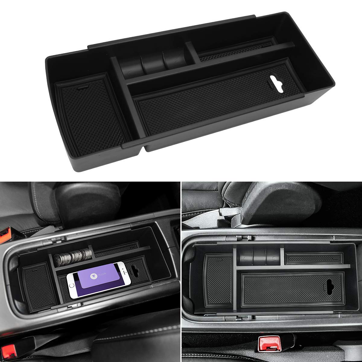Auovo Center Console Organizer Tray for Dodge Journey 2013-2020 - Glove Box & Armrest Storage Organizer - Car Accessories for Interior Organization (Perfect for Road Trips, Daily Commute & Family Travel)