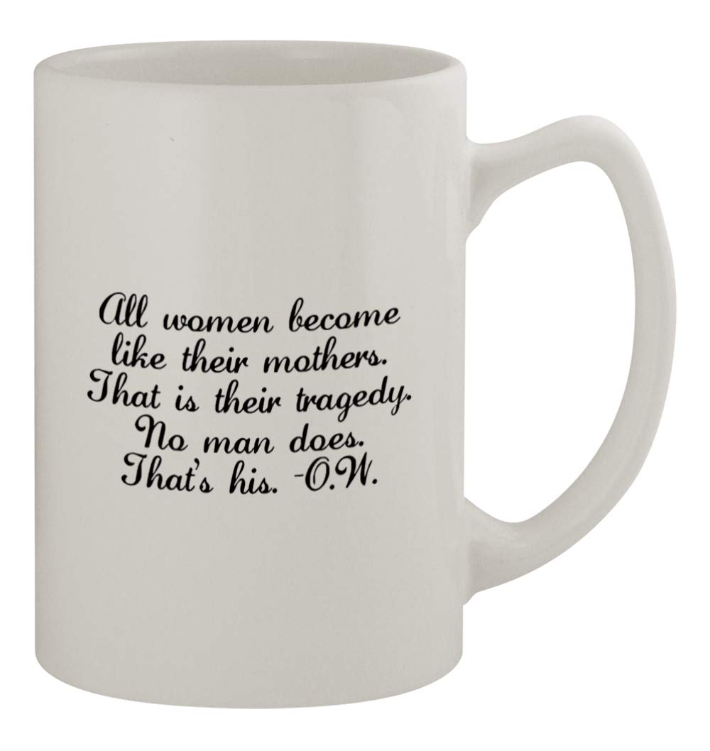 Funny Oscar Wilde Quote #159 - 14oz Humorous Ceramic Coffee Mug for Tea & Hot Drinks | Perfect Gift for Writers, Book Lovers & Office Use