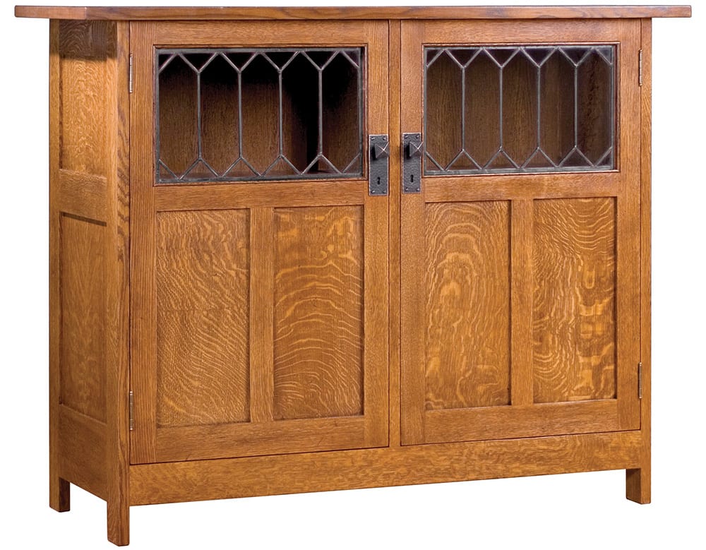 2 Door Display Buffet Cabinet - Solid Wood Sideboard for Dining Room Storage & Decor - Perfect for Kitchen, Living Room, and Entryway Organization