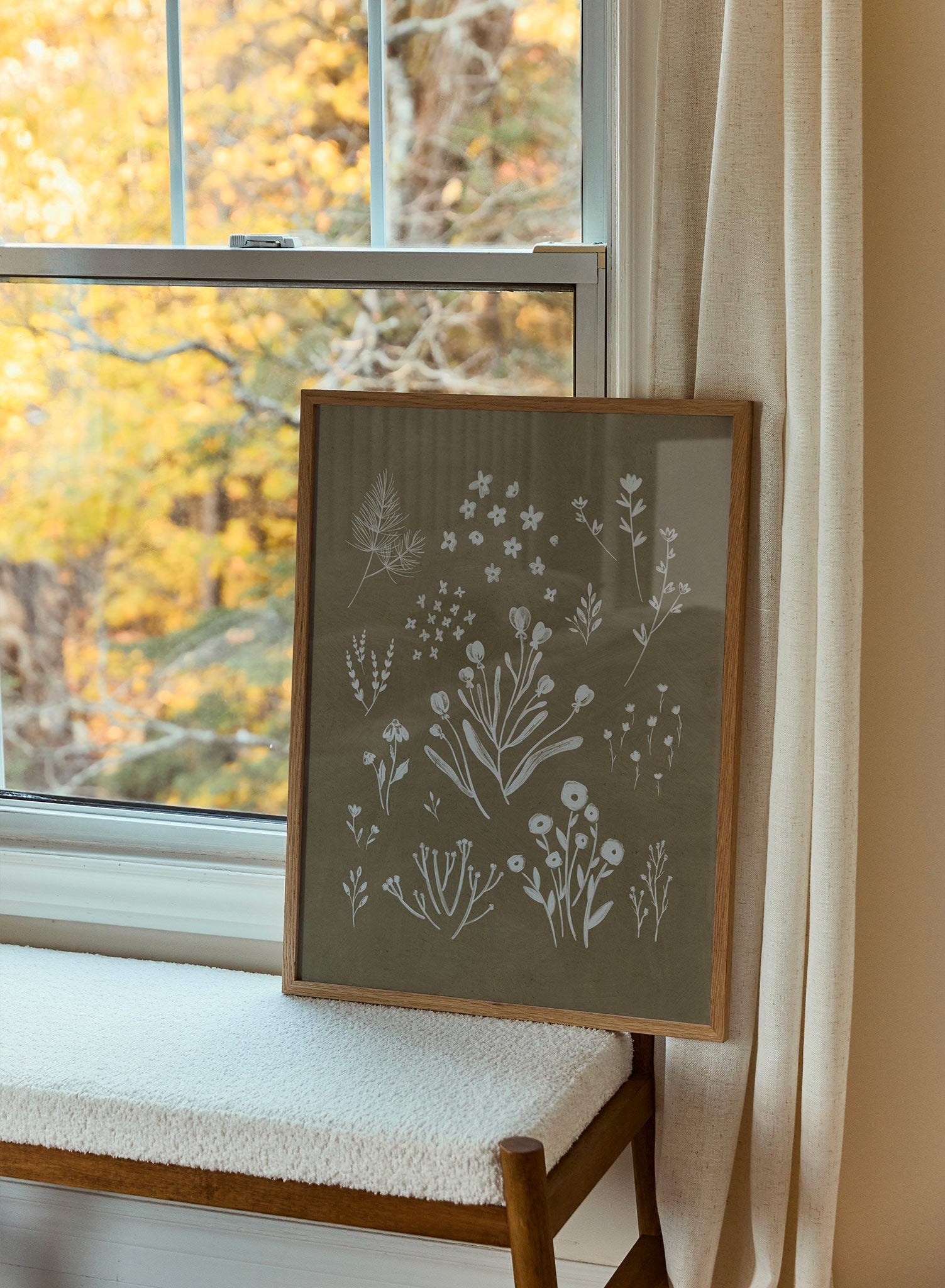 Beautiful Painted Wildflowers Poster - Vibrant Floral Wall Art for Home, Office & Gift Decor - Perfect for Living Room, Bedroom & Nursery