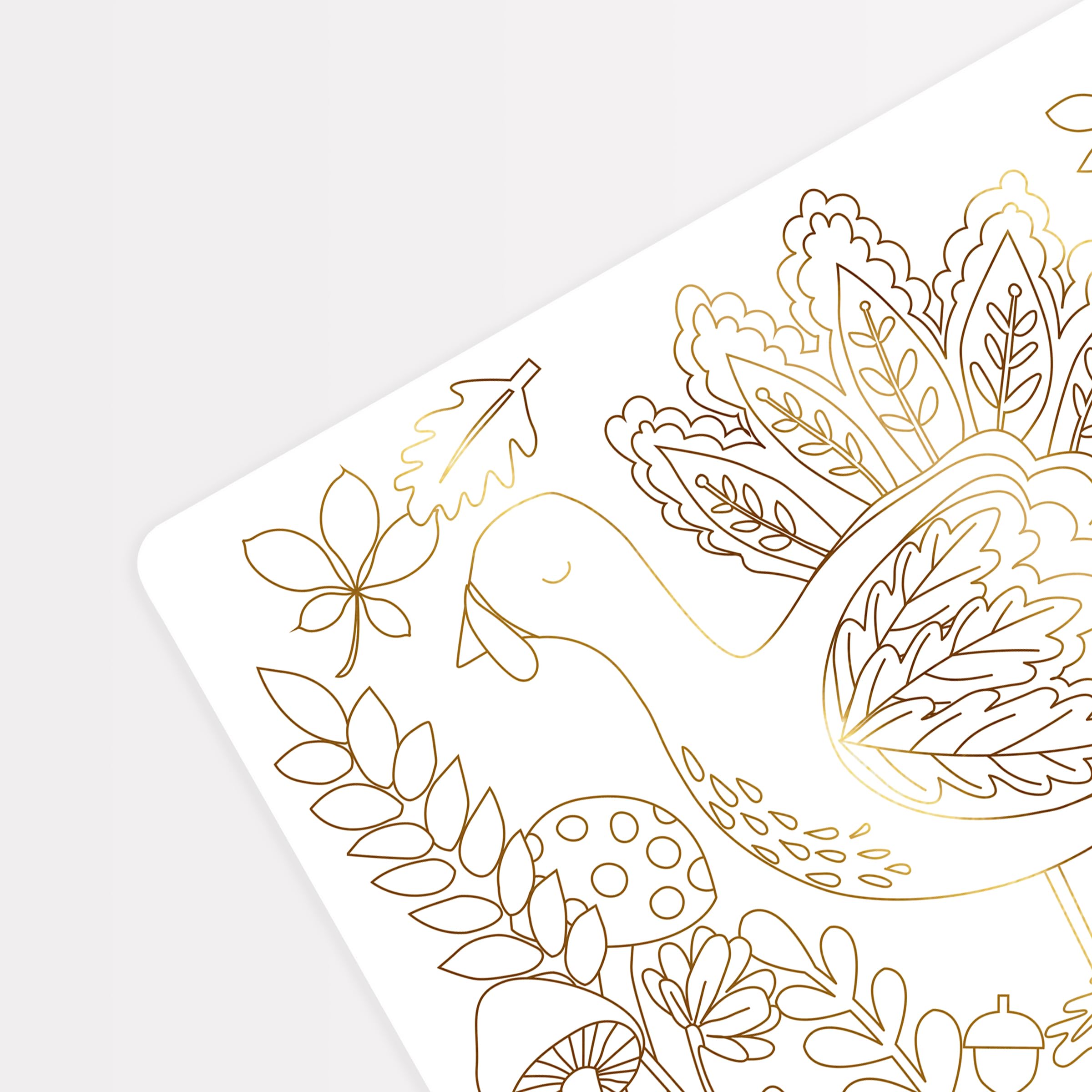 Thanksgiving Coloring Placemats for Kids - Pack of 8 Disposable 11x16.75 Inch Place Settings - Perfect for Holiday Dinners, Family Gatherings & Kids' Activities