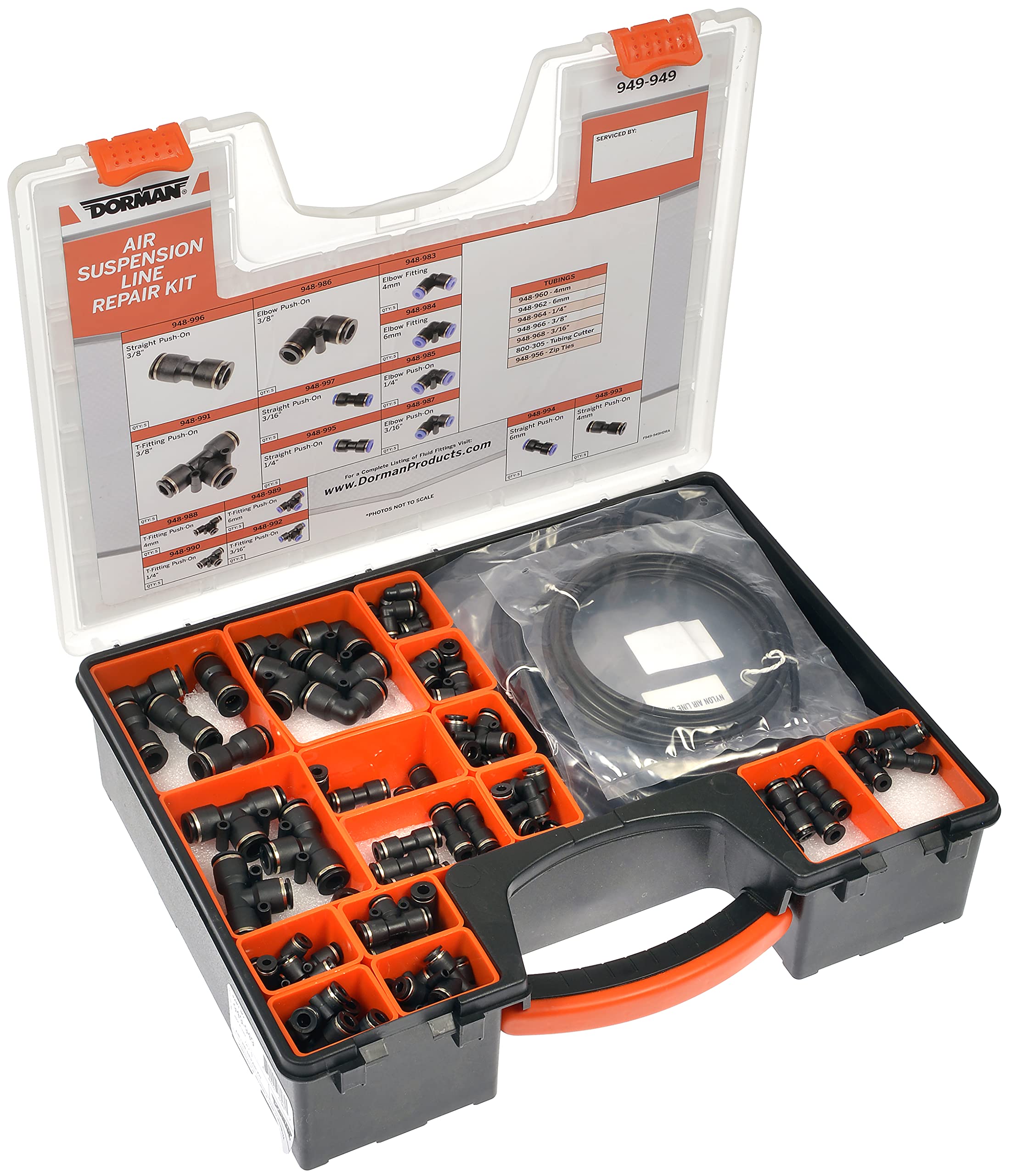 Dorman 949-949 Universal Air Suspension Compressor Line Repair Kit - Compatible with Most Vehicles - Perfect for Off-Roading, Towing & Heavy-Duty Use