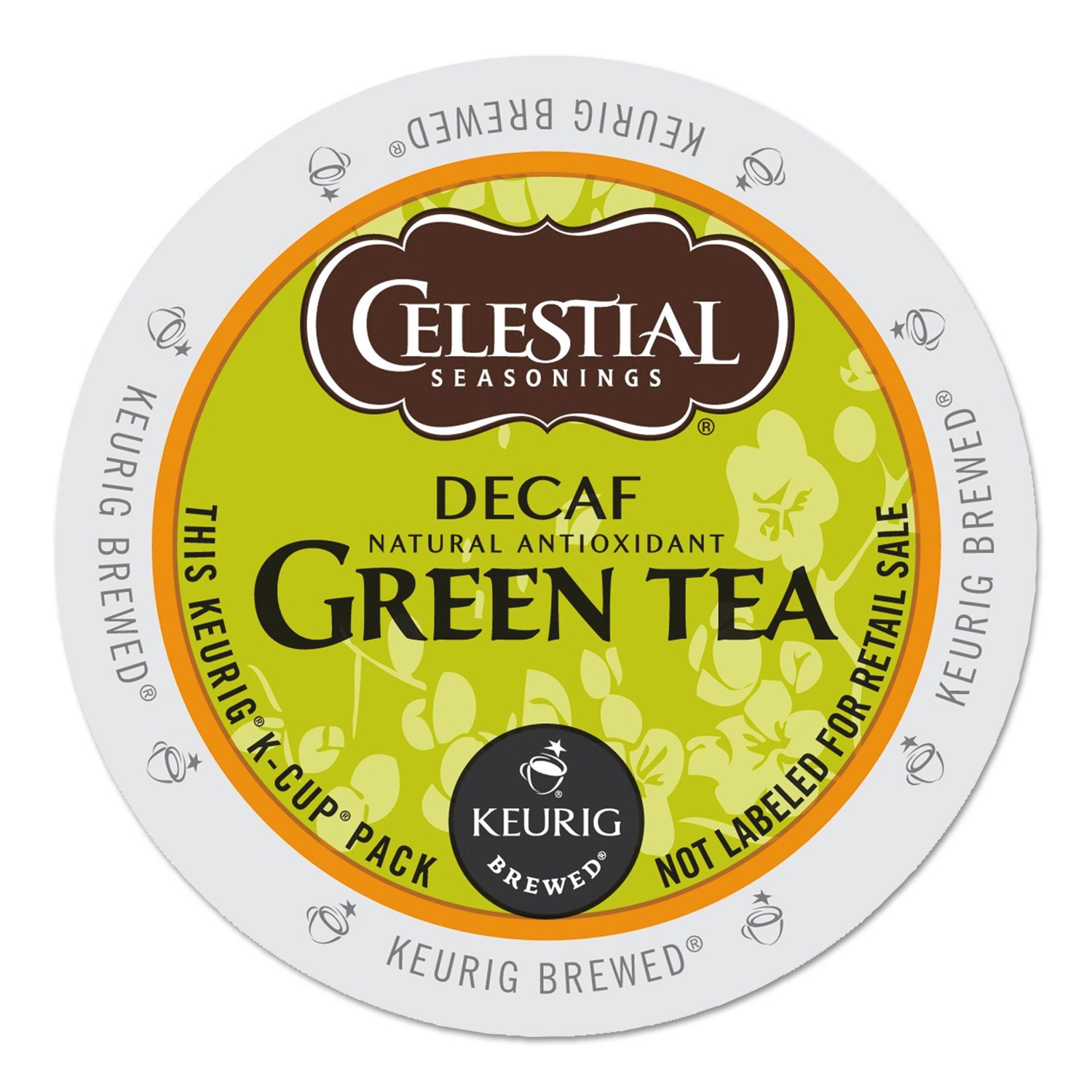 Celestial Seasonings Decaf Green Tea K-Cups - 24 Count Box | Caffeine-Free Herbal Tea Pods for Keurig Brewers | Perfect for Morning Relaxation & Afternoon Refreshment
