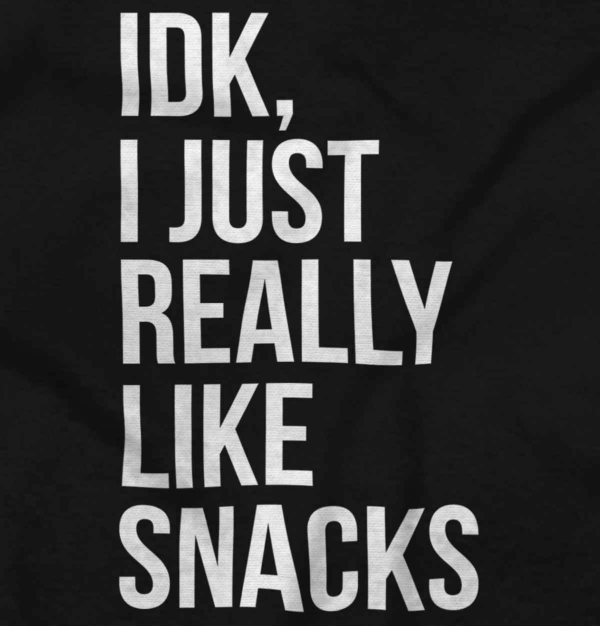 Funny Baby Romper 'I Just Really Like Snacks' - Cute Unisex Infant Bodysuit for Boys & Girls | Perfect for Playdates, Photo Shoots & Everyday Wear