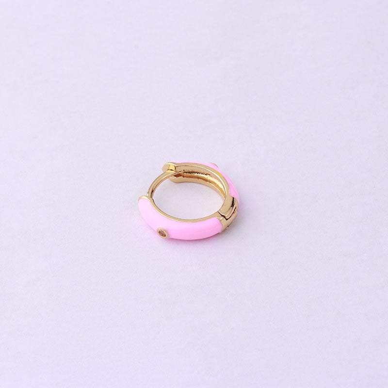 18K Gold Hoop Huggie Earrings - Clip On Hoop Earrings for Women | HSPJ353 | Perfect for Weddings, Parties & Everyday Wear