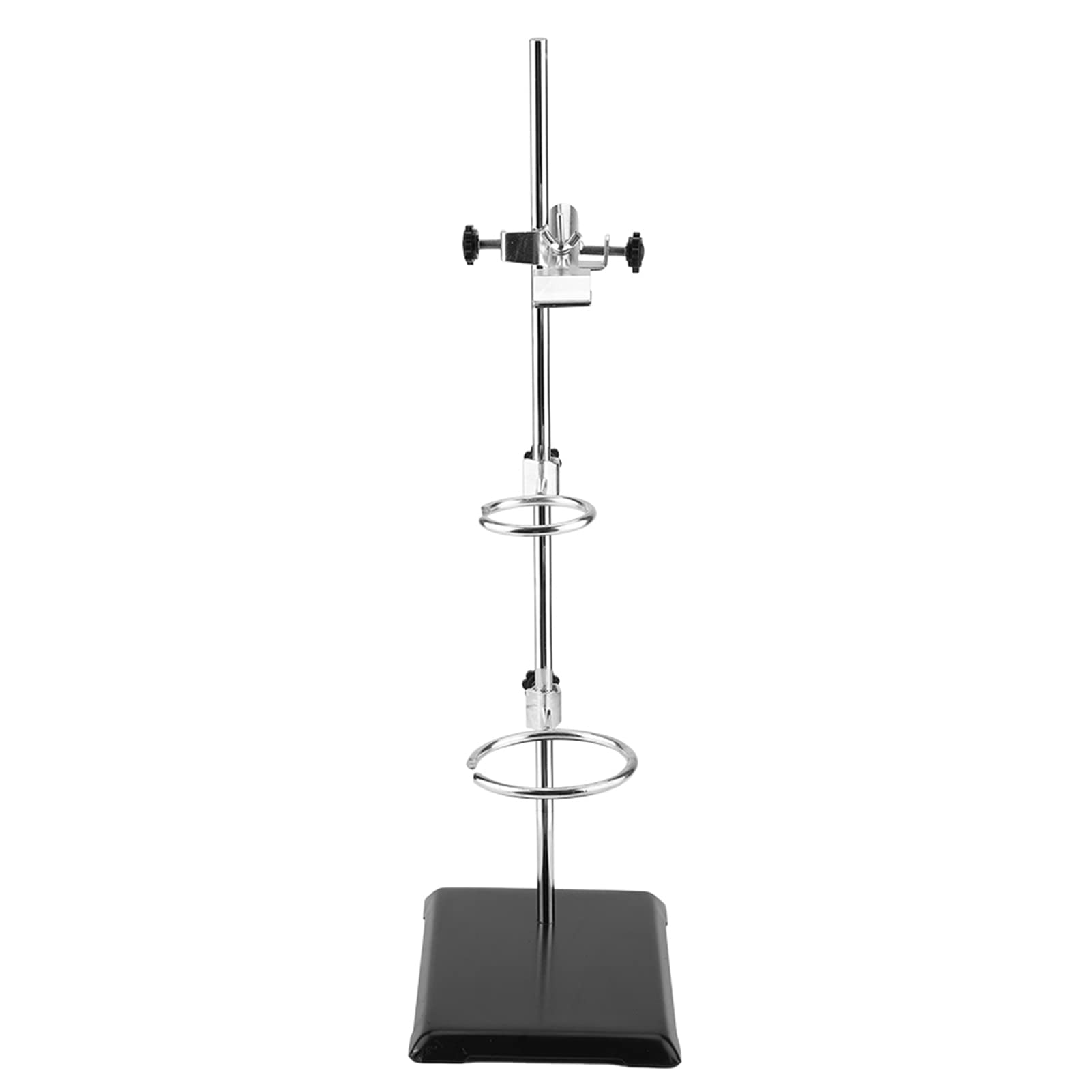 Premium Lab Burette Stand with Flask Clamp - 47x14x4cm Heavy Duty Laboratory Support Platform for Chemistry Experiments & Titration - Perfect for Science Classrooms, Research Labs & DIY Home Experiments