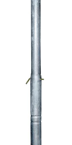 DP16 Telescoping Mounting Post - 3 Piece Adjustable Pole Assembly for Outdoor Security Cameras, Solar Panels & Antennas