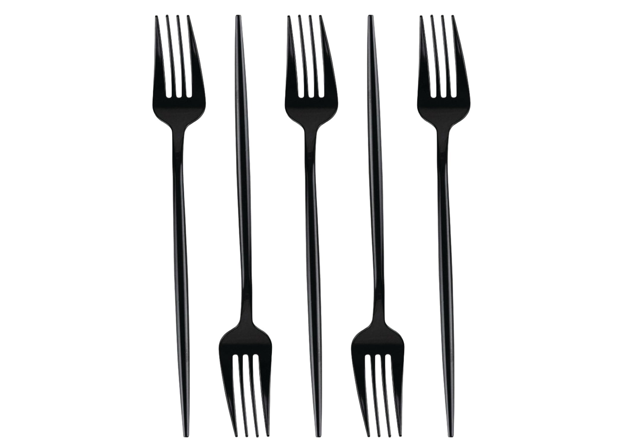 Premium 32-Piece Black Flatware Set - Elegant Stainless Steel Cutlery for Dining, Parties & Special Occasions | Modern Dinnerware Collection for Home & Restaurant Use