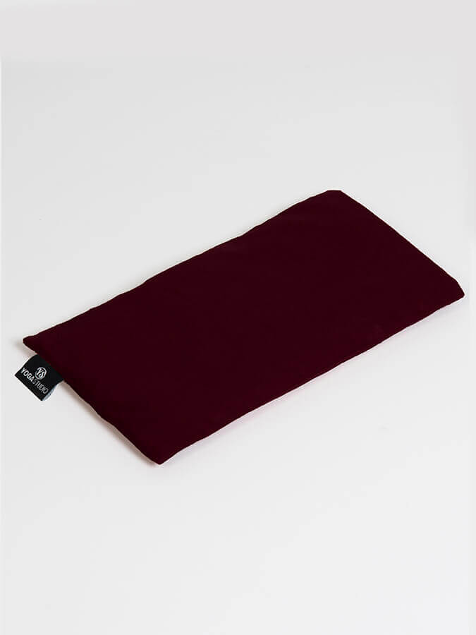 Organic Flaxseed Eye Pillow with Lavender Scent - GOTS Certified for Yoga, Meditation & Stress Relief - Perfect for Home Spa, Studio Relaxation & Travel Comfort