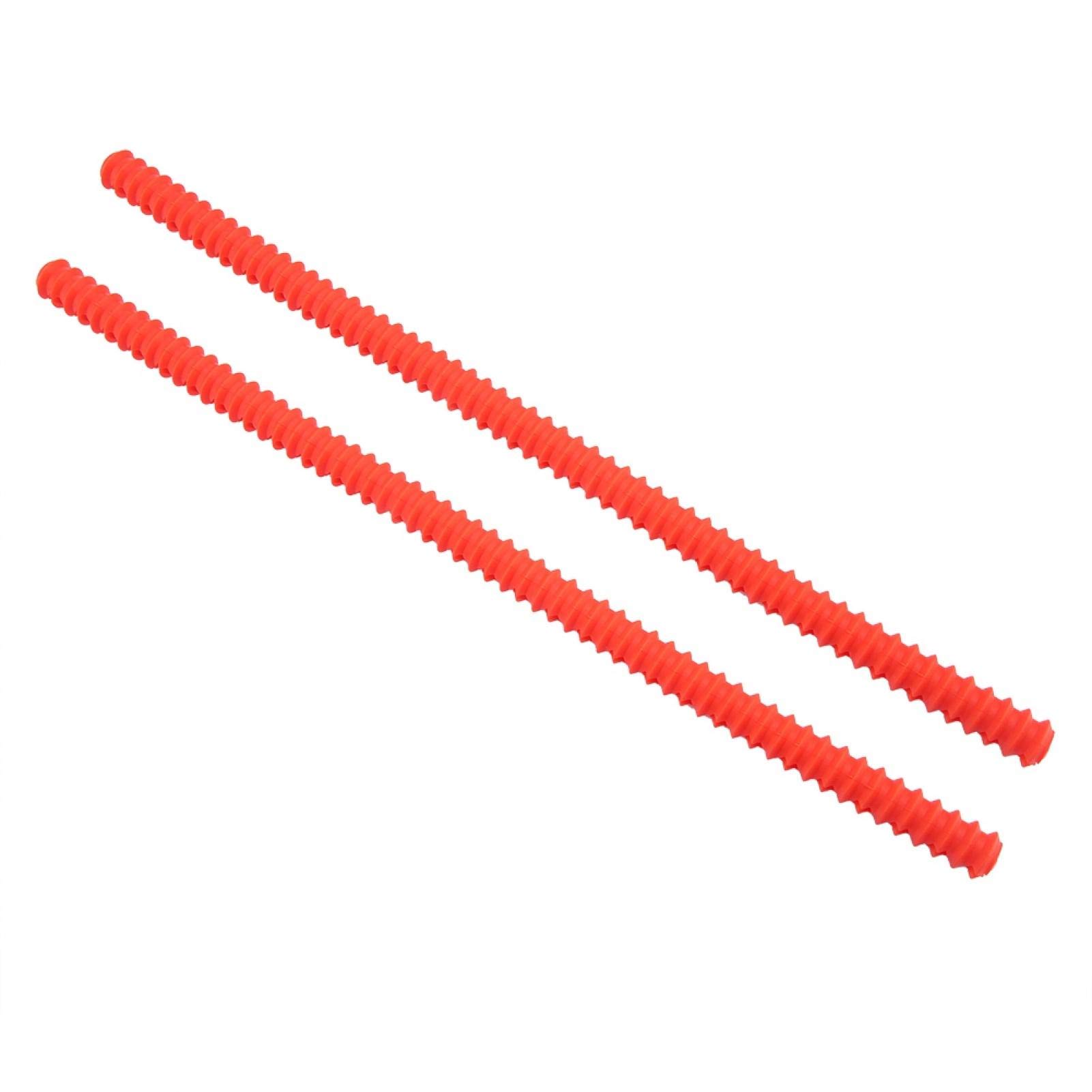 2pcs Silicone Oven Rack Protectors - Heat Resistant & Non-Slip Oven Rack Guards (13.78 x 0.59 Inches) for Baking, Roasting & Grilling - Perfect for Kitchen, BBQ & Camping
