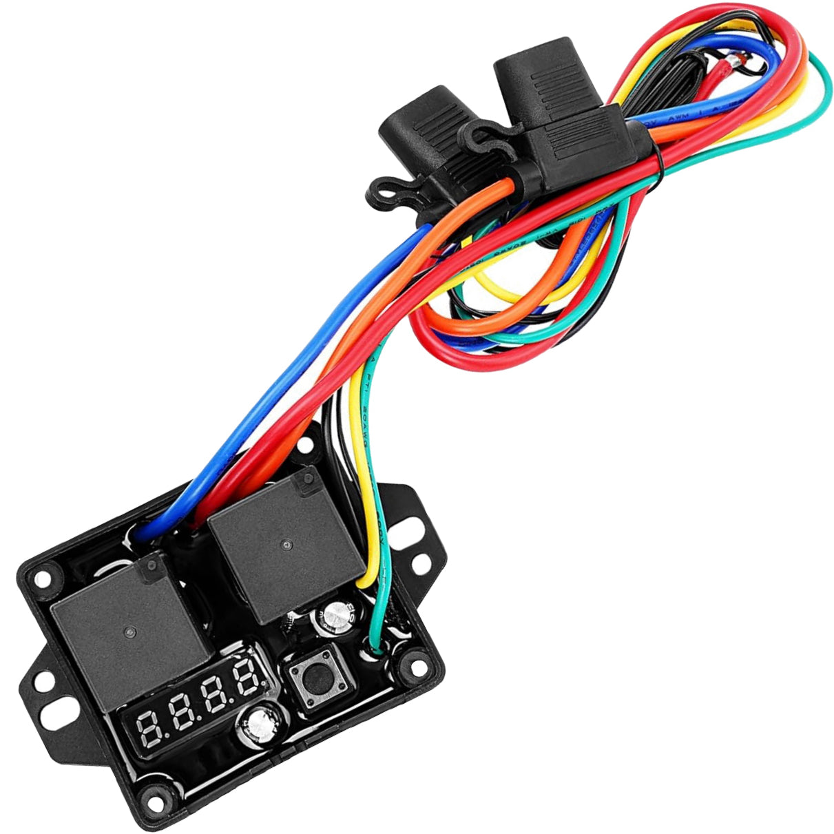 14-15 Inch 180W Electric Fan with Digital Adjustable Thermostat Kit - Perfect for Radiator Cooling, PC Overclocking & Gaming Computer Temperature Control