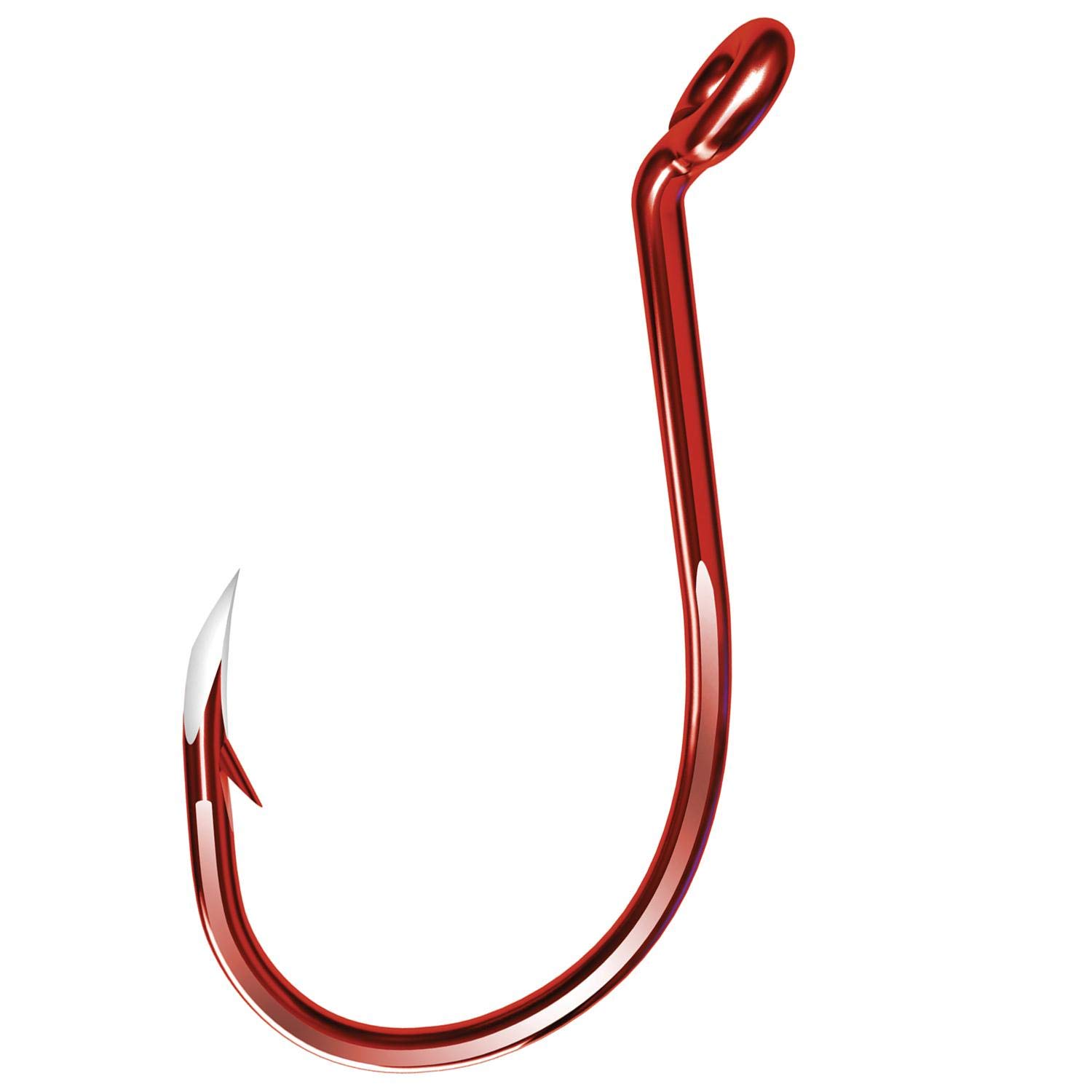 Eagle Claw TROKAR Octopus Heavy Duty Fishing Hooks - Saltwater & Freshwater Fishing Gear for Bass, Catfish, and Walleye - Ideal for Offshore, Pier, and Kayak Fishing