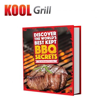 Kool Grill BBQ Recipe Book - Best Grilling & Smoking Cookbook for Outdoor Cooking, Backyard Parties & Camping