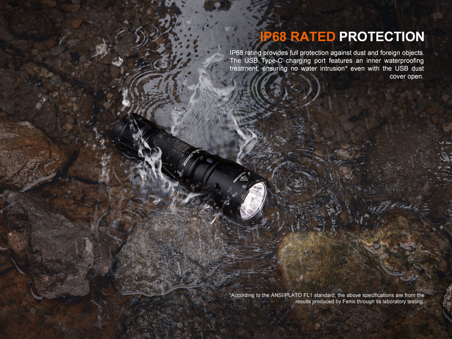 Fenix TK05R Compact Tactical EDC Flashlight - 1200 Lumens, Rechargeable, Waterproof LED Flashlight for Camping, Hiking, Emergency & Everyday Carry