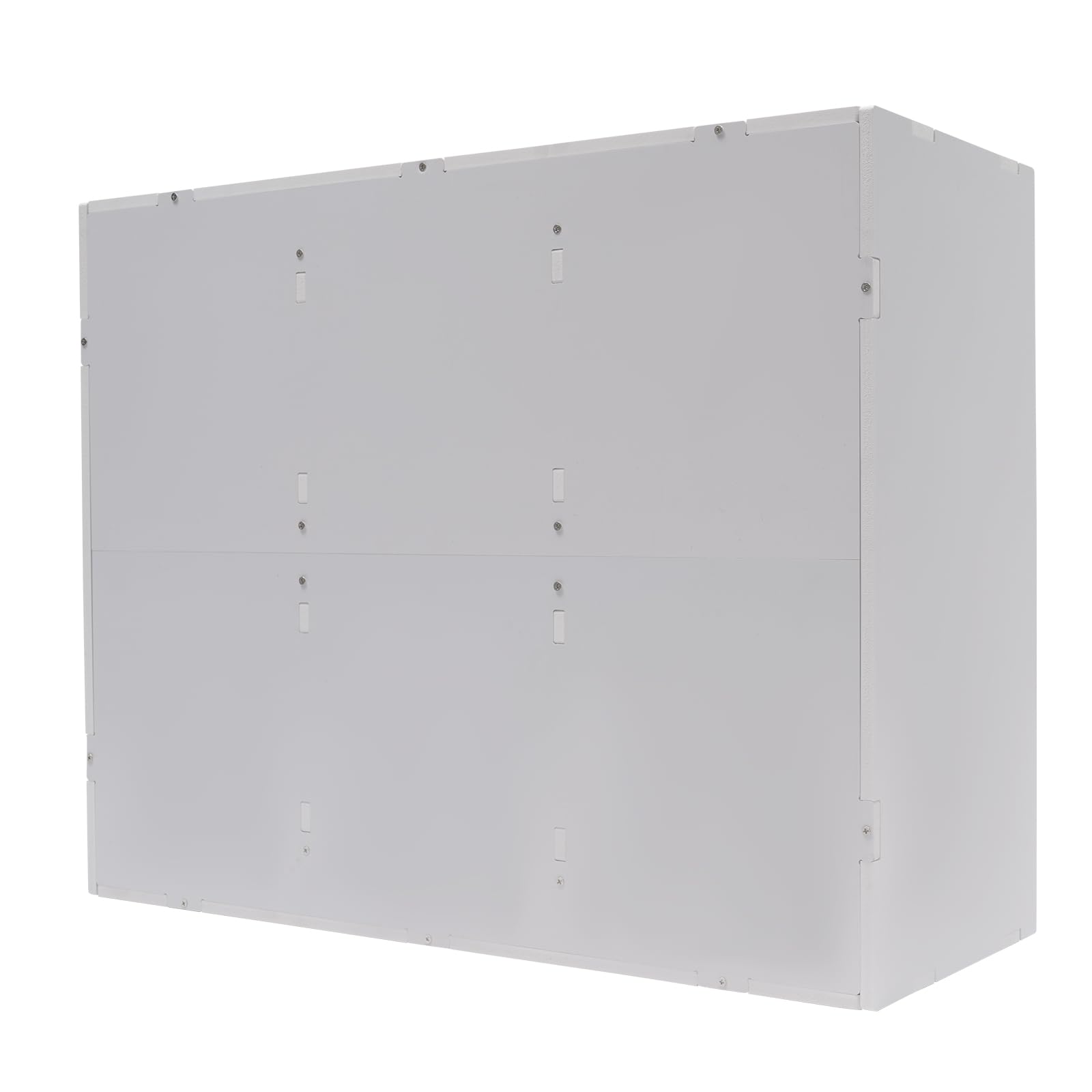 White 24-Compartment Mail Sorter Organizer - Desktop File Organizer for Classroom, Home & Office - Perfect for Paper Storage, Literature Sorting & School Mail Management (8x3 Grid)