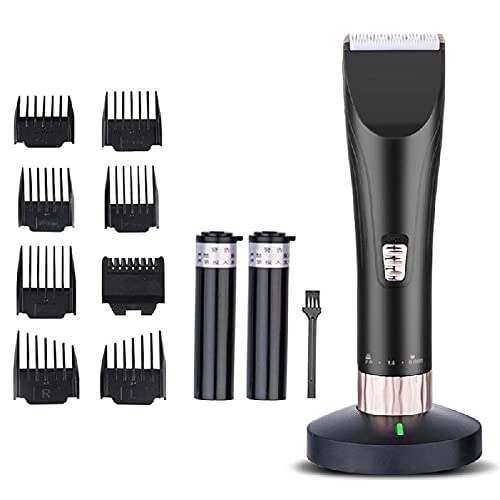 ELEOPTION Rechargeable Hair Clipper - Professional Electric Hair Trimmer for Men, Women & Kids - Cordless Hair Cutting Kit for Home & Salon Use - Perfect for DIY Haircuts, Beard Trimming & Grooming
