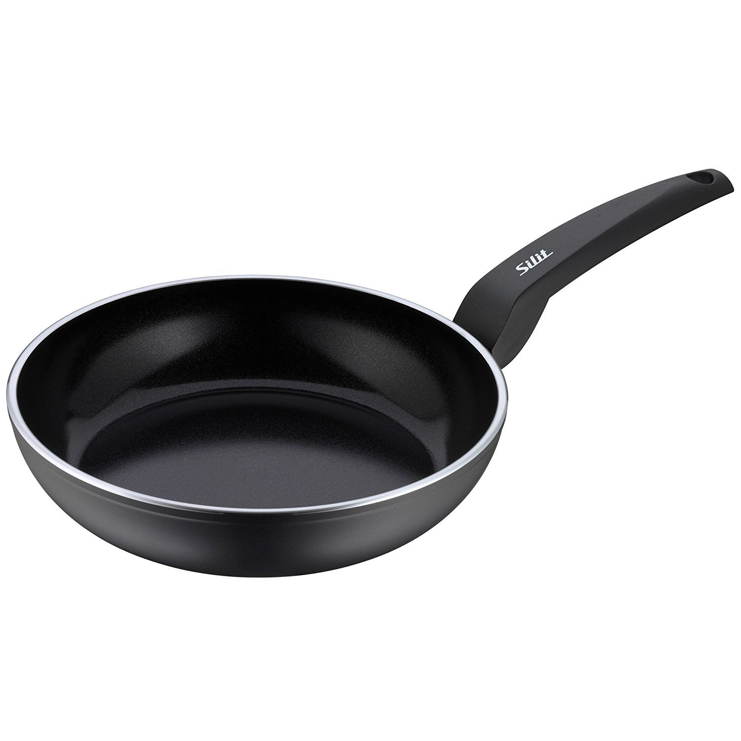 Premium Silit Non-Stick Black Frying Pan 24cm - Professional Cookware for Home Chefs - Perfect for Sautéing, Frying & Cooking Steak