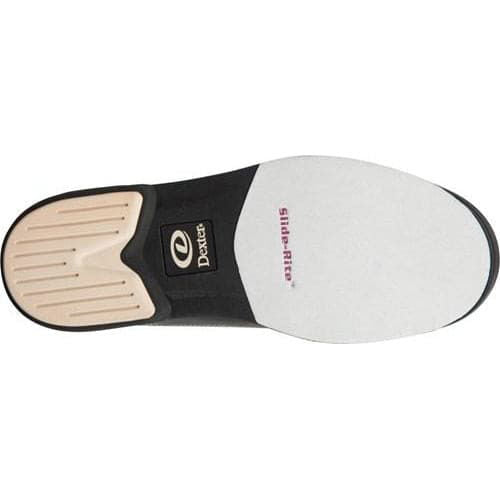 Dexter Men's Turbo Pro Black & Cream Wide Bowling Shoes - Comfortable & Durable for League Play & Tournaments