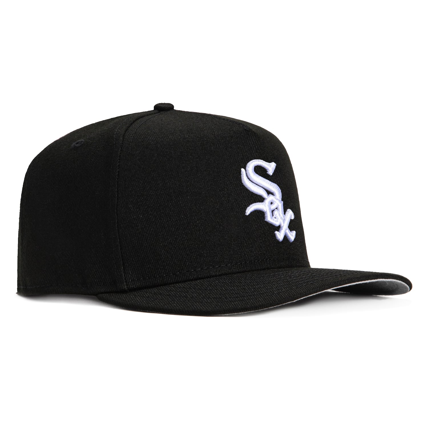 New Era 9Fifty A-Frame Chicago White Sox Snapback Hat - Black & White - Official MLB Baseball Cap for Men & Women - Perfect for Games, Streetwear & Sports Fan Fashion