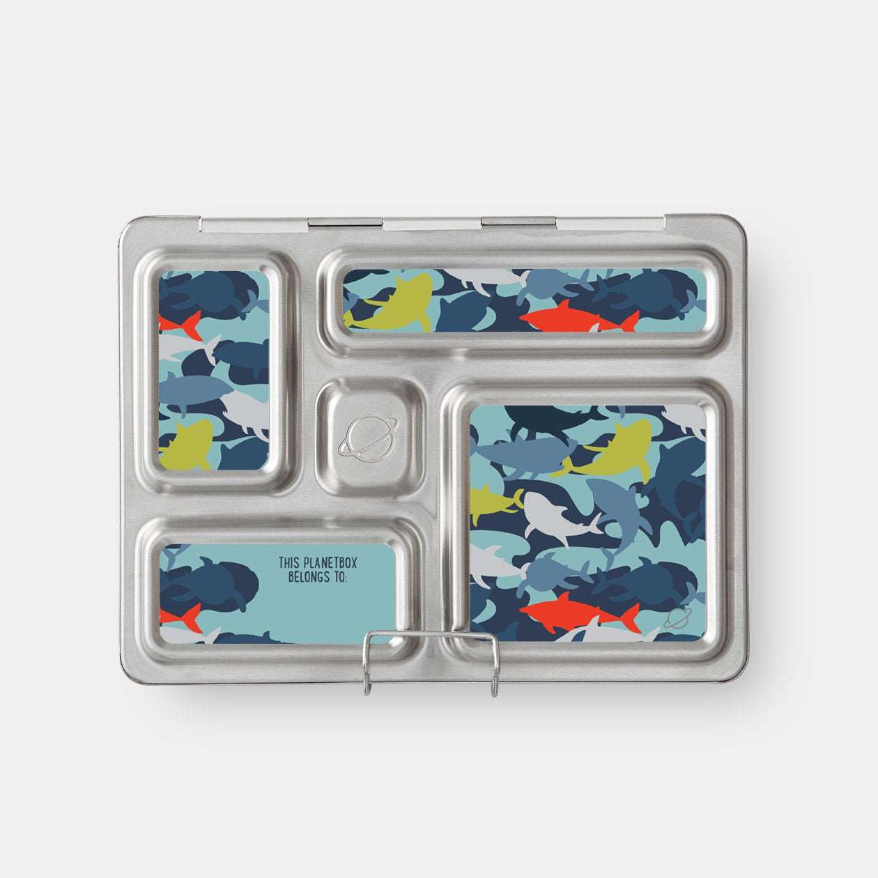 PlanetBox Rover Stainless Steel Bento Lunch Box for Kids & Adults | Eco-Friendly Reusable Food Container | Perfect for School, Work, Picnics & Travel