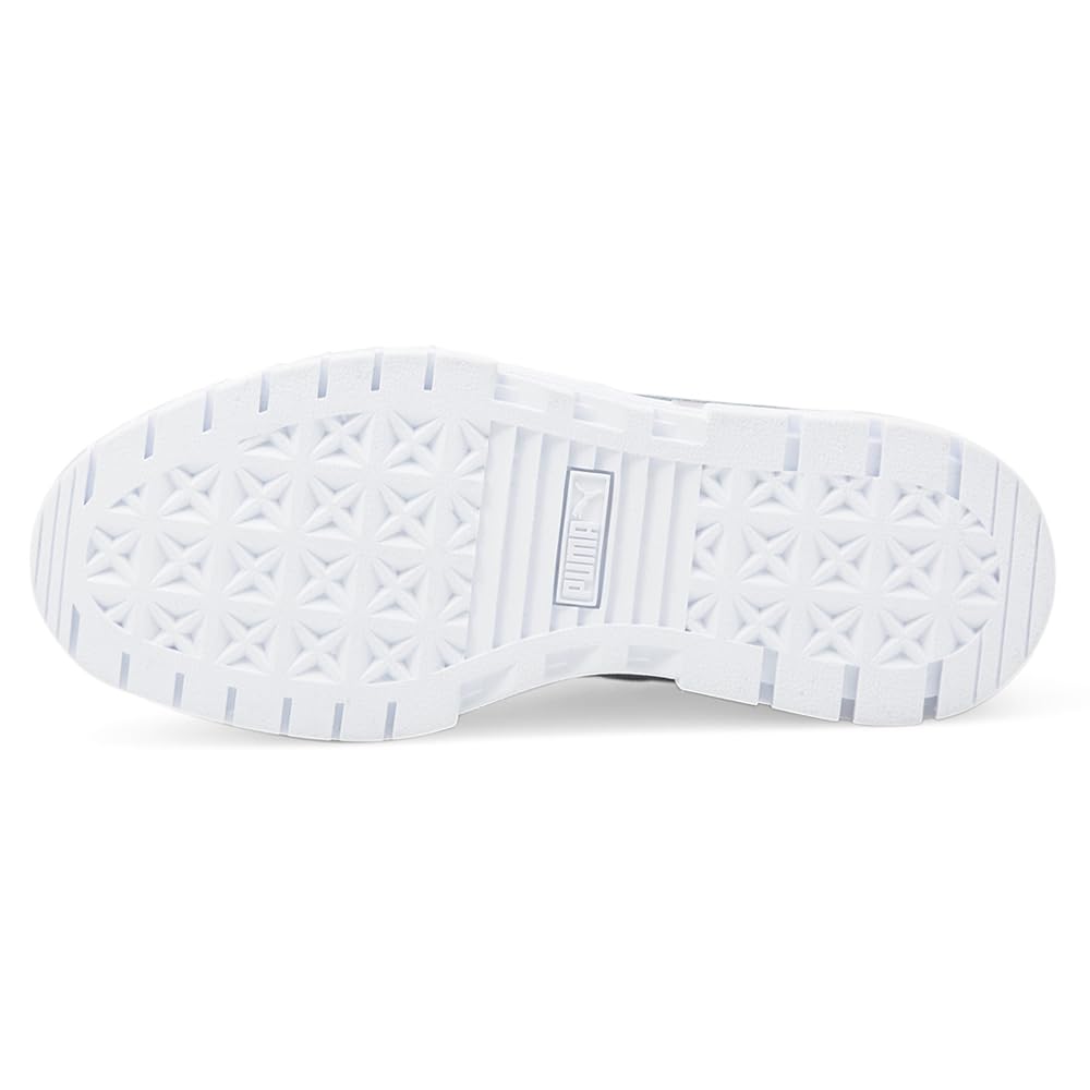 PUMA Mayze Raw Women's Sneakers - White/Chalk Pink Size 9 B (M) | Comfortable Casual Shoes for Walking, Gym & Everyday Wear