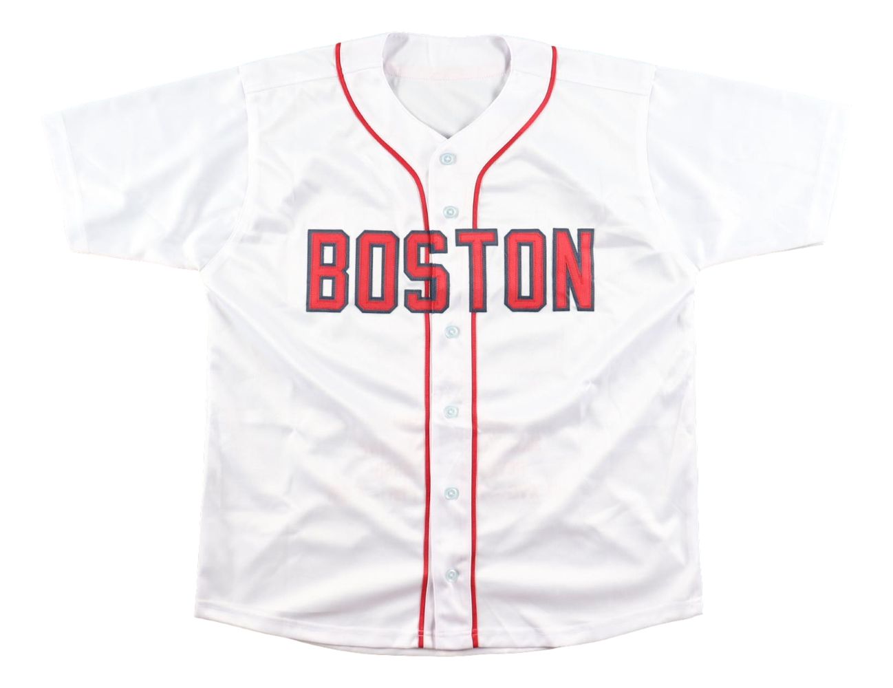 Manny Ramirez Autographed Boston Red Sox 2004 World Series MVP White Baseball Jersey - Authentic Signed Memorabilia for Sports Fans & Collectors - Perfect for Display in Man Cave, Sports Room, or as a Gift