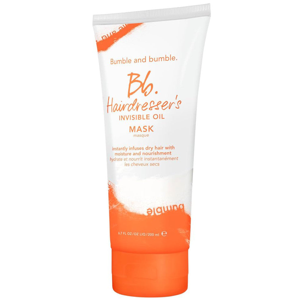 Bumble and Bumble Hairdresser's Invisible Oil Hair Mask - 6.7 oz Deep Conditioning Treatment for Dry, Damaged Hair - Perfect for Salon-Quality Hydration at Home