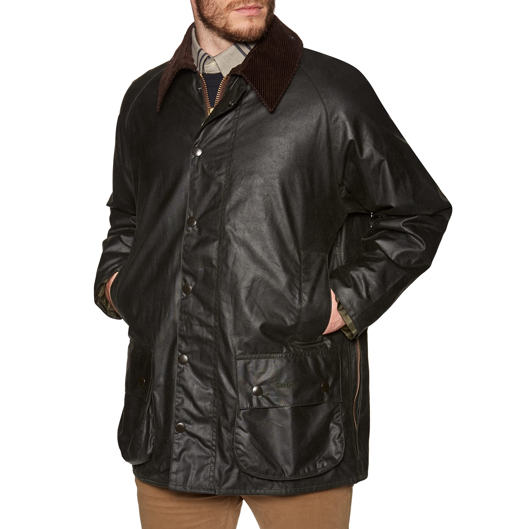 Barbour Men's Beaufort Wax Jacket - Classic Waterproof Outdoor Coat for Hunting, Hiking & Country Wear | Durable British Waxed Cotton Jacket for All Seasons